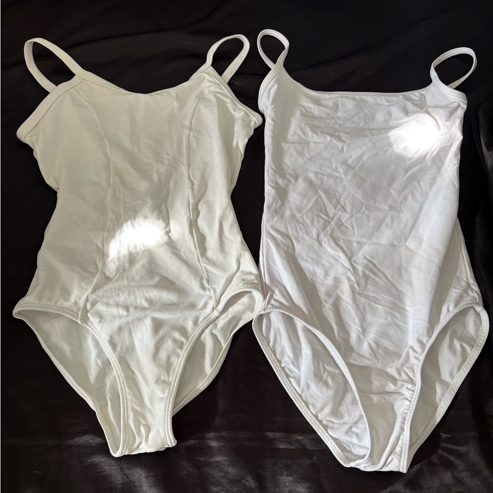 White camisole leotards